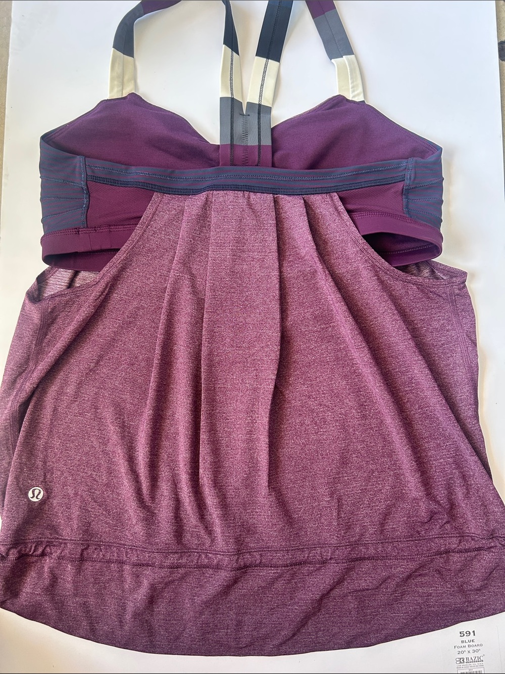 lululemon athletica Heathered Plum Performance Tank